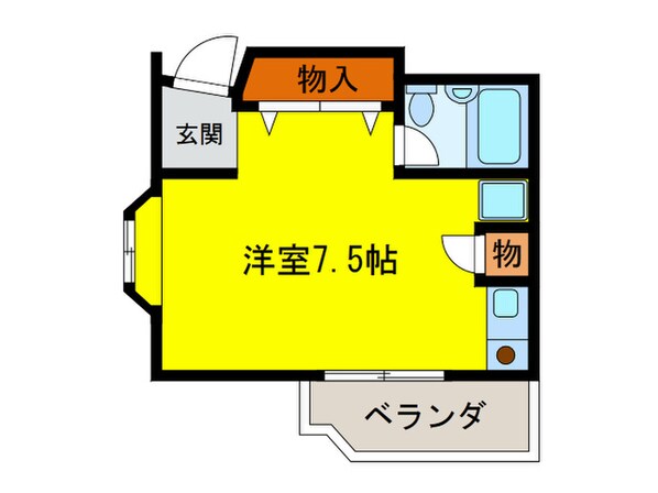 ロイヤルコ－ト上池田の物件間取画像